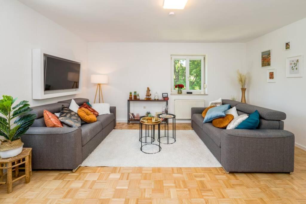 Eg Rechts -Wunderschone 80M² Grosse 3-Zimmer City Wohnung Nahe Salzburg 프라일라싱 외부 사진
